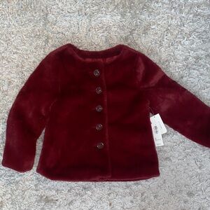 Old Navy Kids Jacket faux fur size 4t